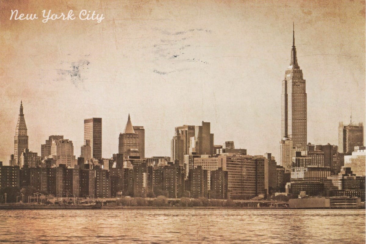 Nova York — imagem original antes da restauração